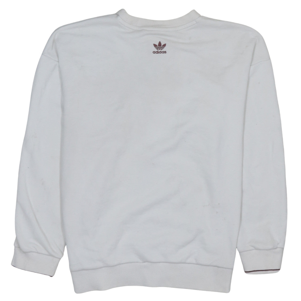 Womens UK Size 10 adidas White Pullover Sweatshirt