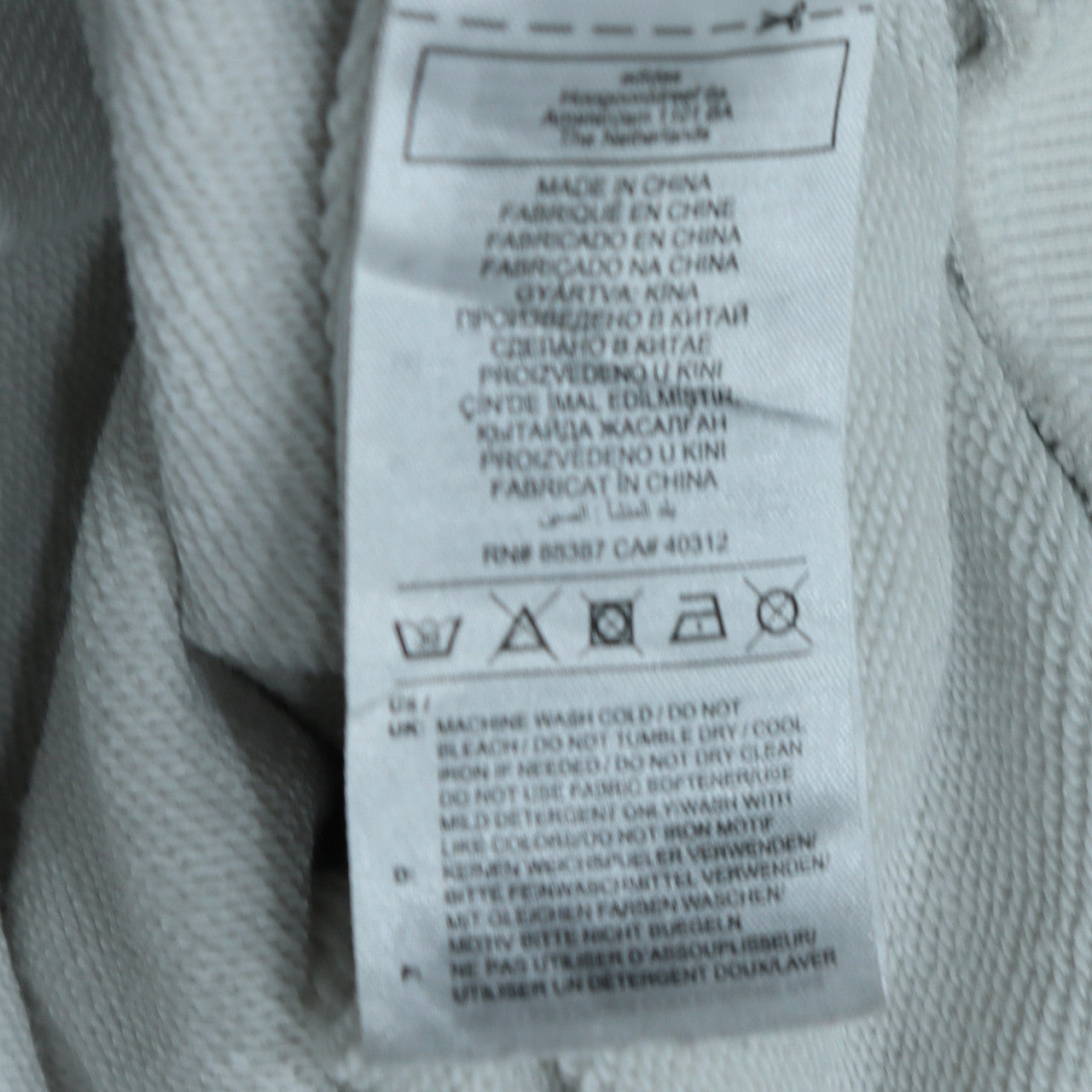 Womens UK Size 10 adidas White Pullover Sweatshirt