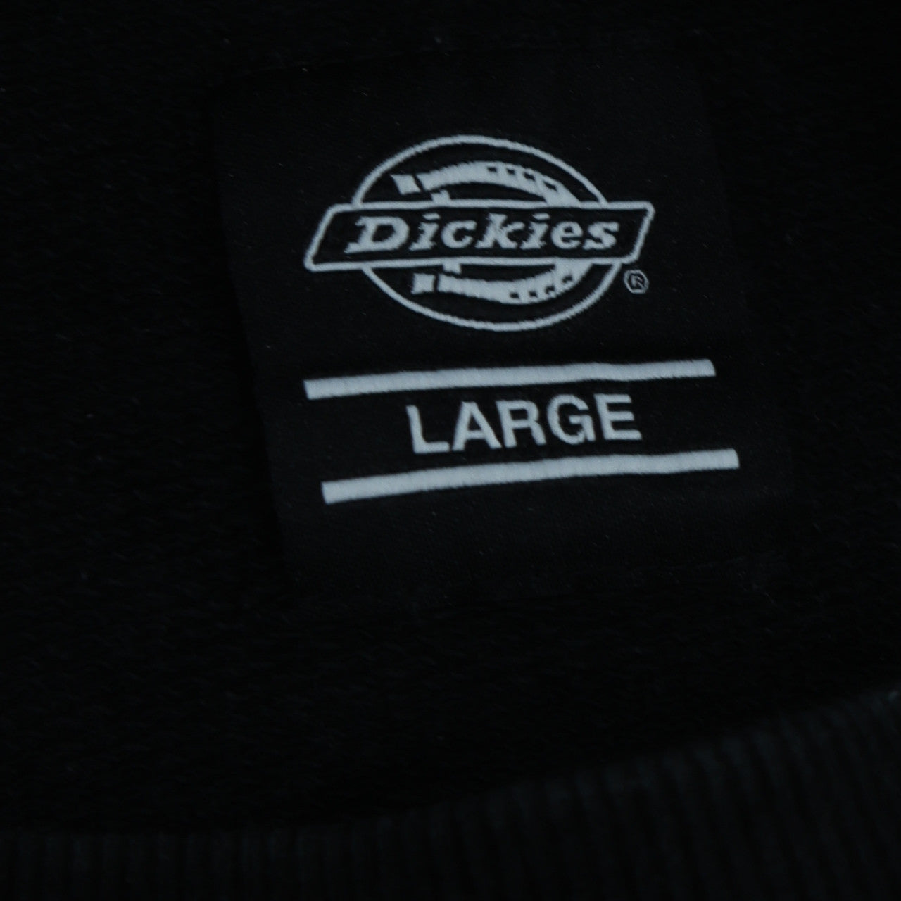 Mens UK Size L Dickies Black Pullover Sweatshirt