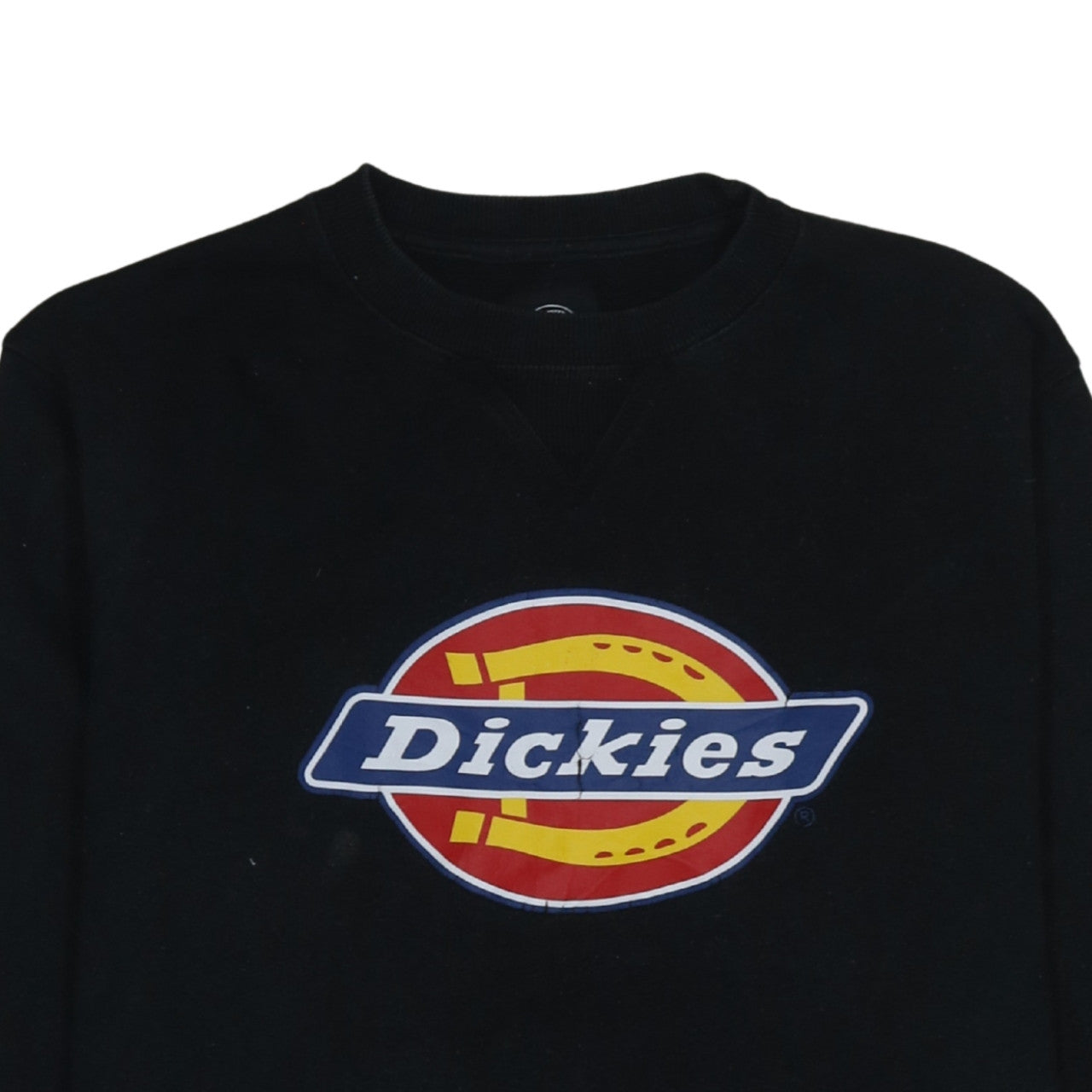 Mens UK Size L Dickies Black Pullover Sweatshirt