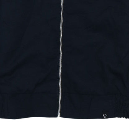 Agence Pattern Men's Blue Cotton Bomber Jacket L Full Zip Casual