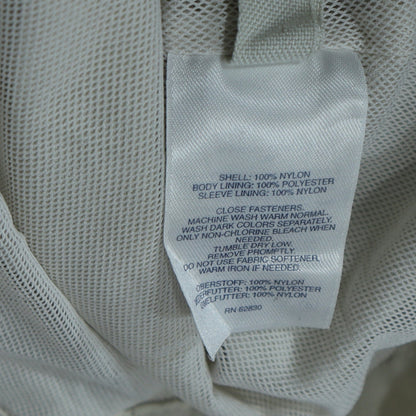 Womens UK Size L Lands' End White Basic Jacket