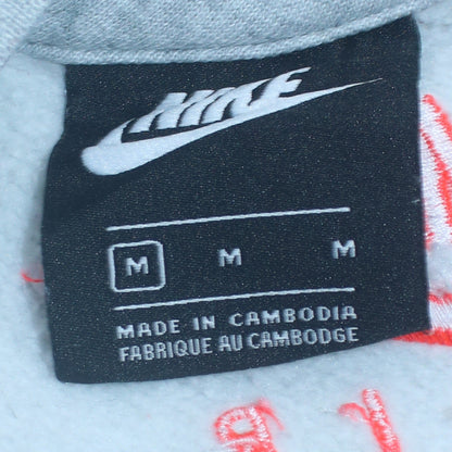 Mens UK Size M Nike Grey Pullover Sweatshirt