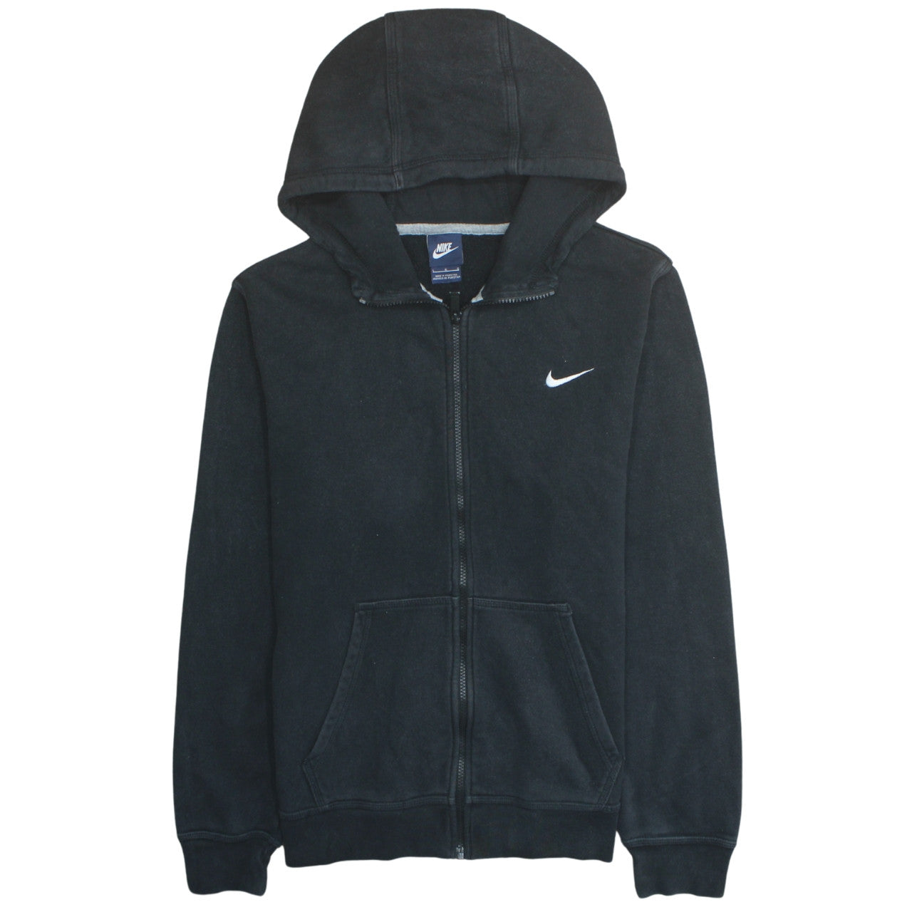 Mens UK Size L Nike Black Full Zip Hoodie