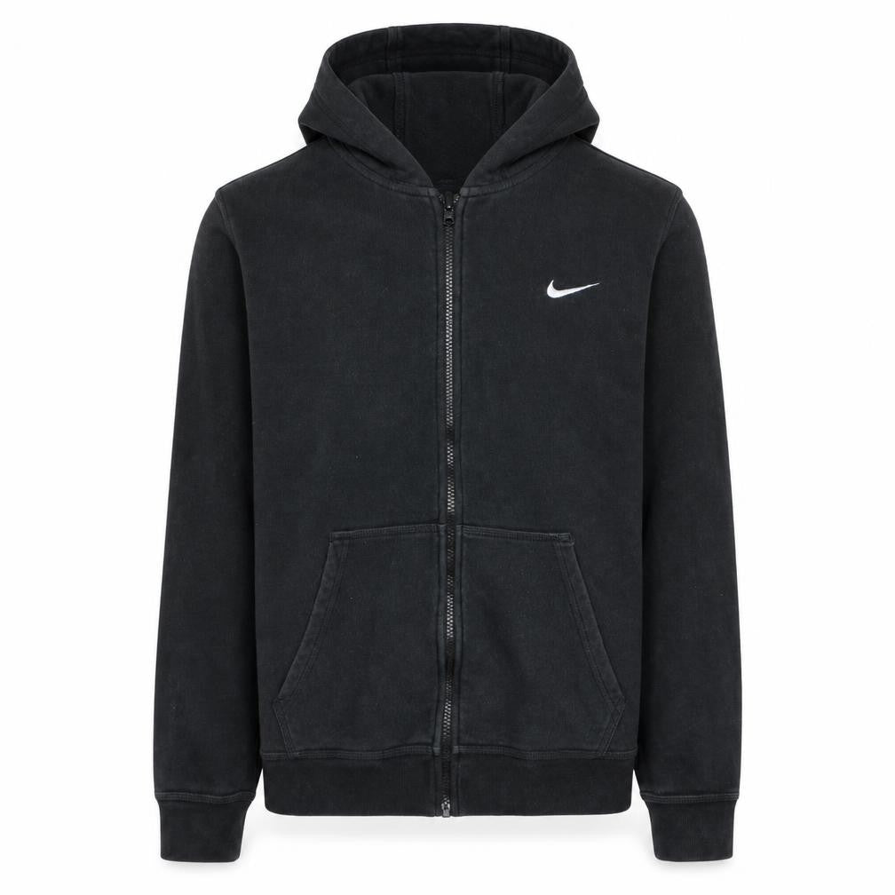 Mens UK Size L Nike Black Full Zip Hoodie