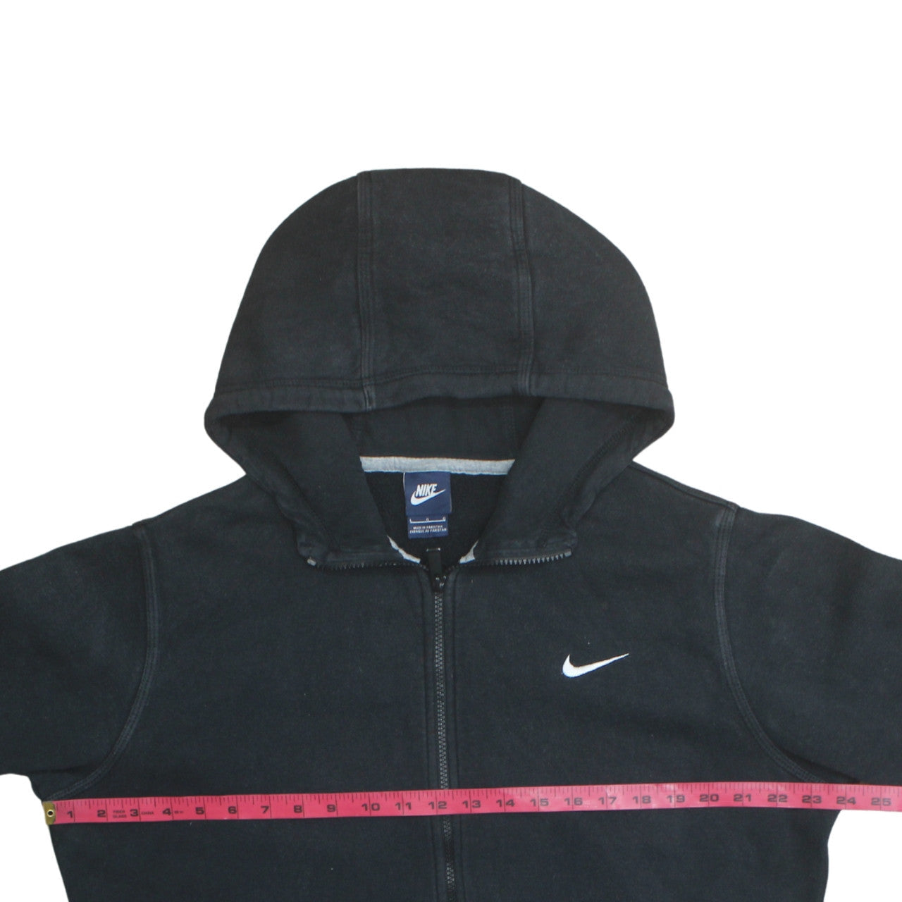 Mens UK Size L Nike Black Full Zip Hoodie