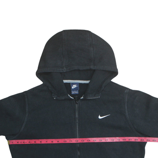 Mens UK Size L Nike Black Full Zip Hoodie