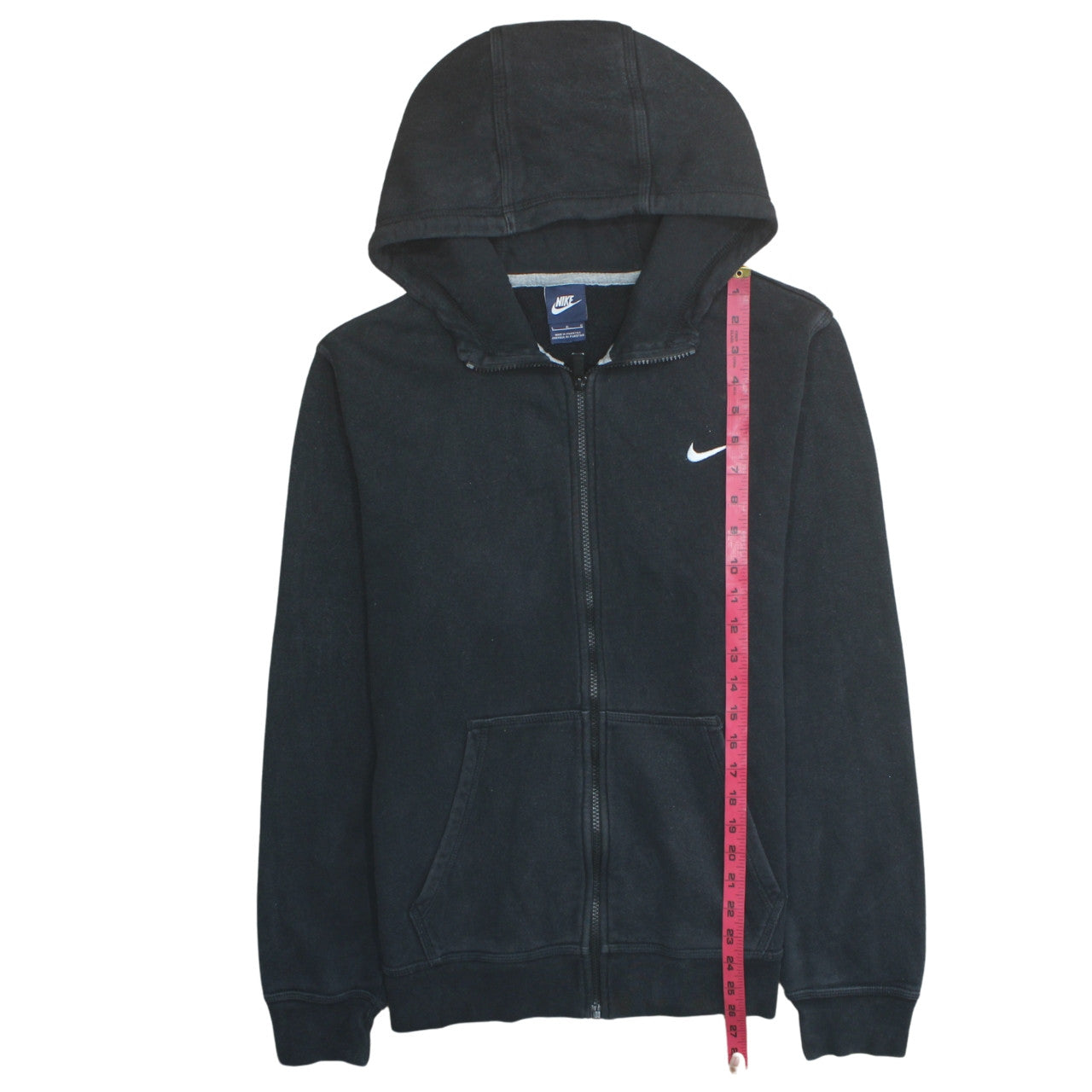 Mens UK Size L Nike Black Full Zip Hoodie