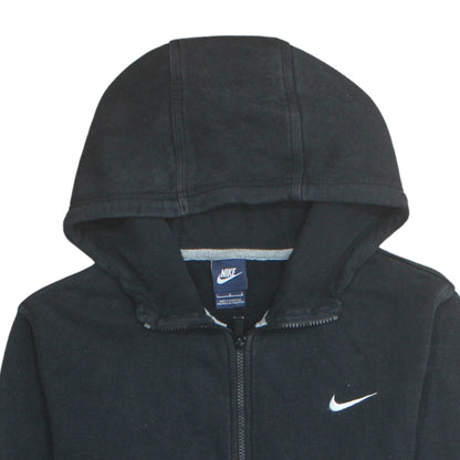 Mens UK Size L Nike Black Full Zip Hoodie