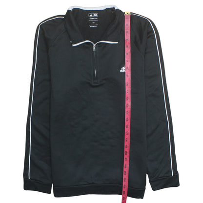 Mens UK Size L adidas Black Pullover Sweatshirt