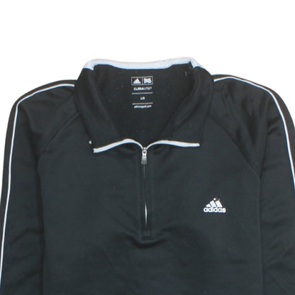 Mens UK Size L adidas Black Pullover Sweatshirt