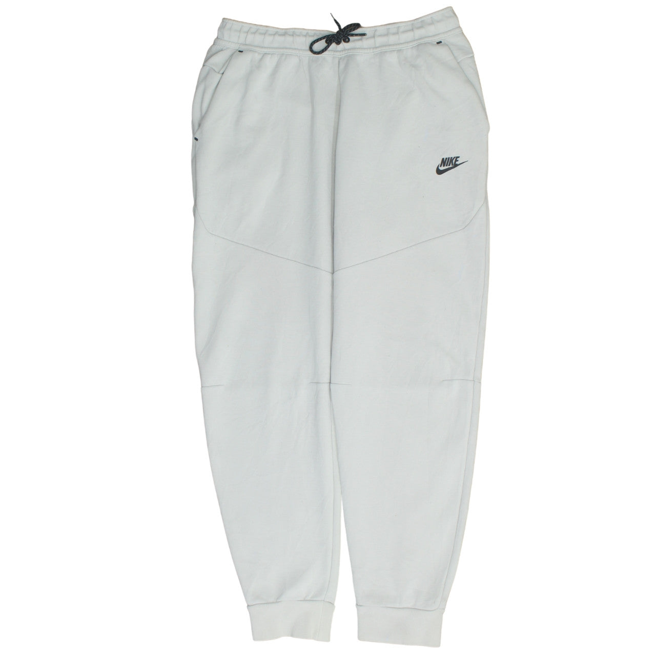 Mens UK Size L Nike Regular Fit Jogger White Trousers