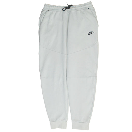 Mens UK Size L Nike Regular Fit Jogger White Trousers