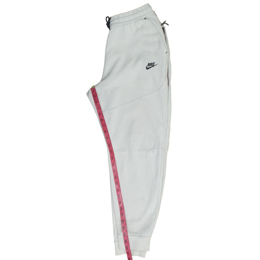 Mens UK Size L Nike Regular Fit Jogger White Trousers