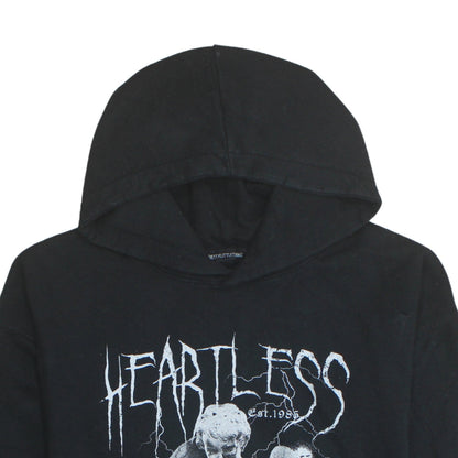 Womens UK Size M PRETTYLITTLETHING Black Pullover Hoodie