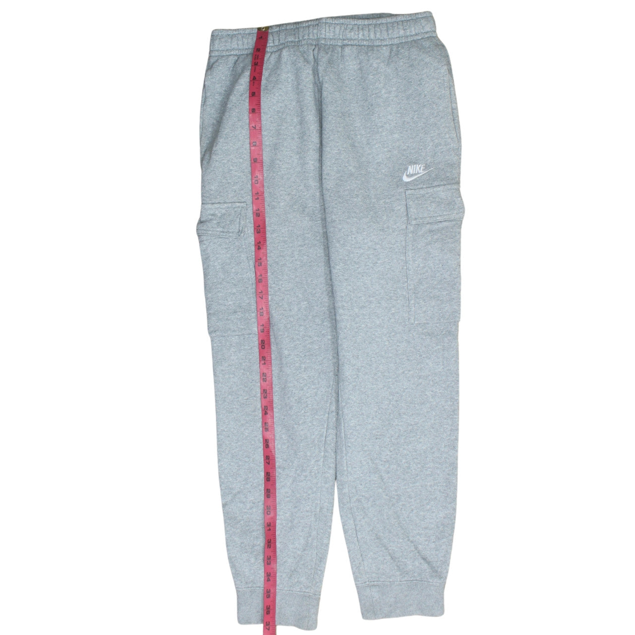 Mens UK Size S Nike Regular Fit Cargo Grey Trousers