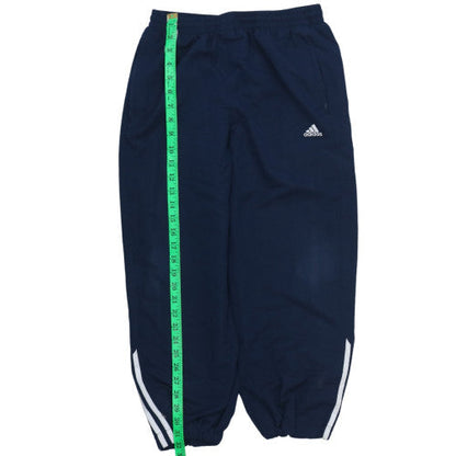 Adidas Boys Blue 13-14 Years Jogger Trousers with Elastic Waist