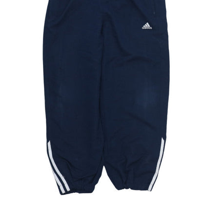 Adidas Boys Blue 13-14 Years Jogger Trousers with Elastic Waist