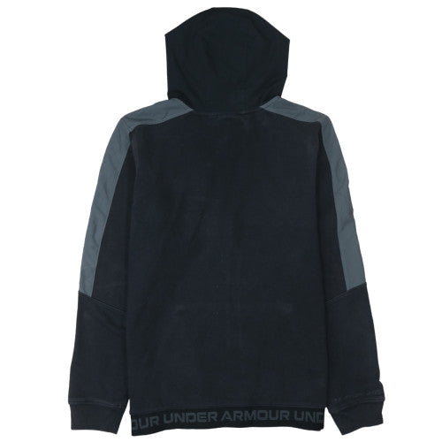Mens UK Size L Under armour Black Full Zip Hoodie