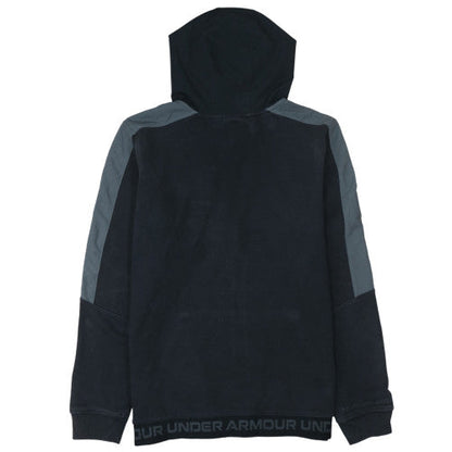 Mens UK Size L Under armour Black Full Zip Hoodie