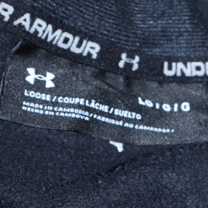 Mens UK Size L Under armour Black Full Zip Hoodie