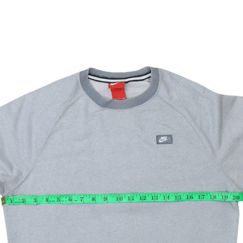 Mens UK Size S Nike Grey Pullover Sweatshirt