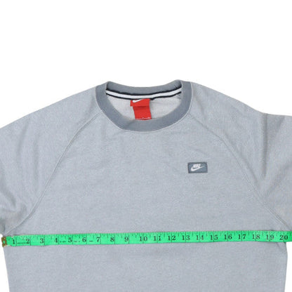 Mens UK Size S Nike Grey Pullover Sweatshirt