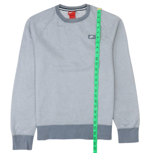 Mens UK Size S Nike Grey Pullover Sweatshirt