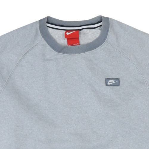 Mens UK Size S Nike Grey Pullover Sweatshirt