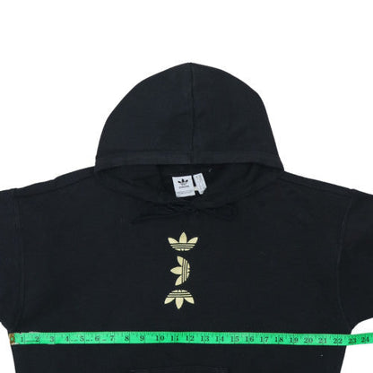 Womens UK Size 6 adidas Black Pullover Hoodie