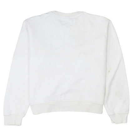 Womens UK Size 12 adidas White Pullover Sweatshirt
