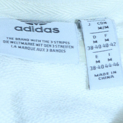 Womens UK Size 12 adidas White Pullover Sweatshirt