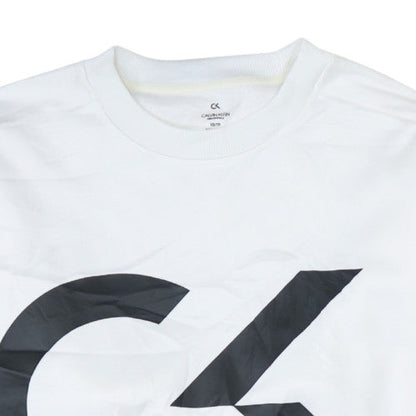 Mens UK Size XS Calvin Klein White Pullover Sweatshirt