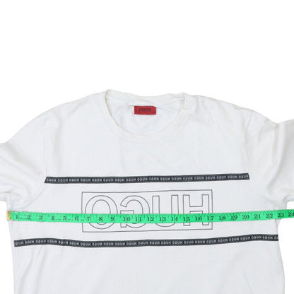 Mens UK Size XL HUGO BOSS White Pullover Sweatshirt