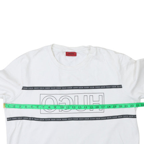 Mens UK Size XL HUGO BOSS White Pullover Sweatshirt