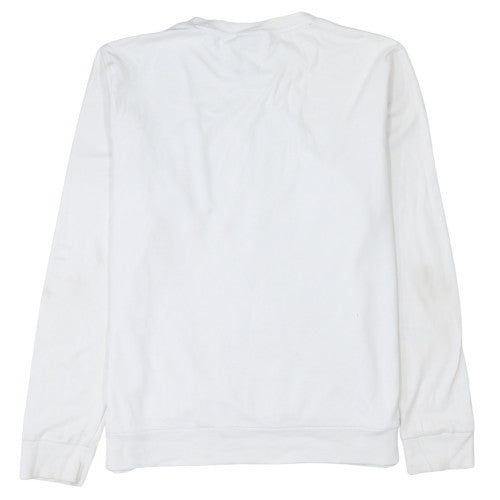 Mens UK Size XL HUGO BOSS White Pullover Sweatshirt