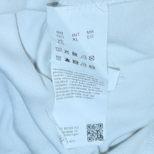 Mens UK Size XL HUGO BOSS White Pullover Sweatshirt