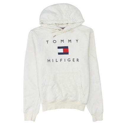 Womens UK Size M Tommy Hilfiger Ivory Pullover Hoodie