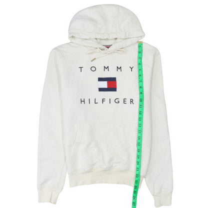 Womens UK Size M Tommy Hilfiger Ivory Pullover Hoodie