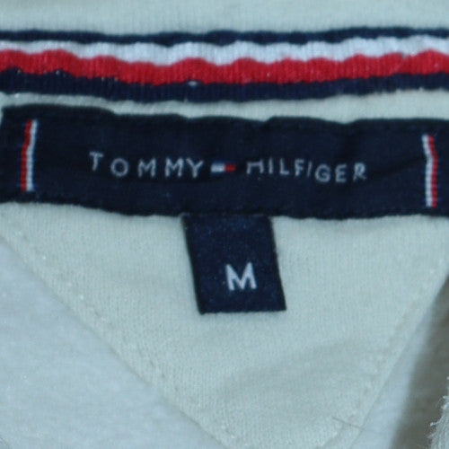 Womens UK Size M Tommy Hilfiger Ivory Pullover Hoodie