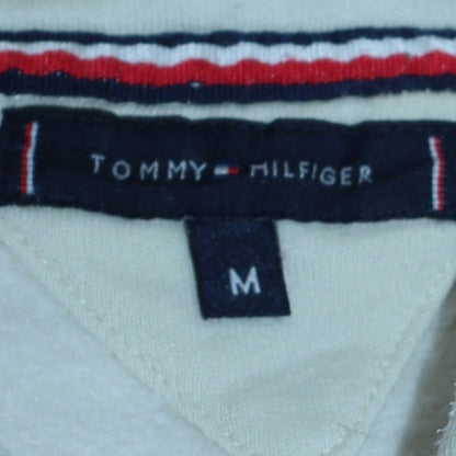 Womens UK Size M Tommy Hilfiger Ivory Pullover Hoodie