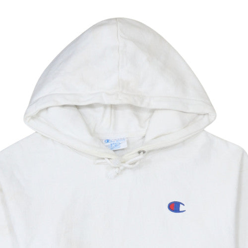 Womens UK Size S Champion White Pullover Hoodie