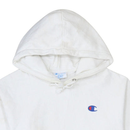 Womens UK Size S Champion White Pullover Hoodie