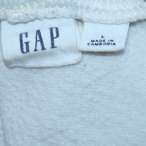 Womens UK Size L Gap White Pullover Hoodie