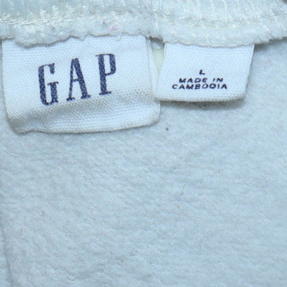 Womens UK Size L Gap White Pullover Hoodie