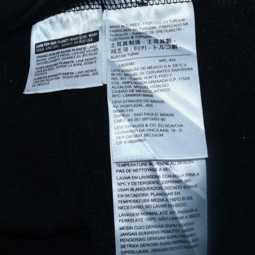 Womens UK Size S Levi's Black Pullover Hoodie
