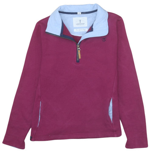 Womens UK Size 10 LIGHTHOUSE Red Pullover Sweatshirt