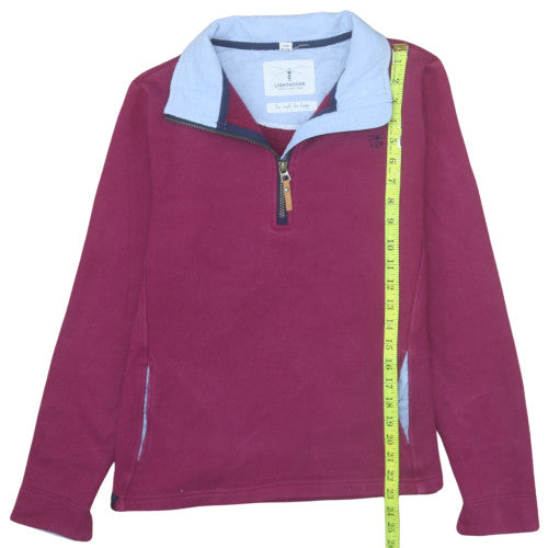 Womens UK Size 10 LIGHTHOUSE Red Pullover Sweatshirt