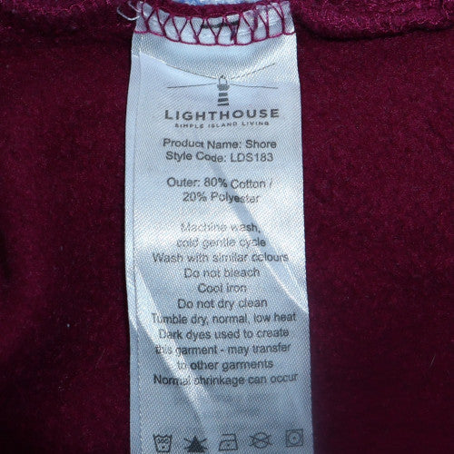 Womens UK Size 10 LIGHTHOUSE Red Pullover Sweatshirt