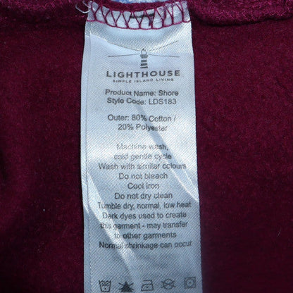 Womens UK Size 10 LIGHTHOUSE Red Pullover Sweatshirt